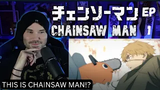 First Time Seeing Chainsaw Man Ep. 1 ( REACTION )