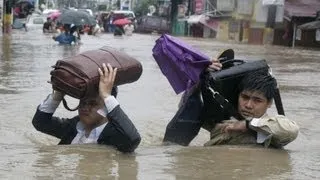 Asia suffers widespread flooding