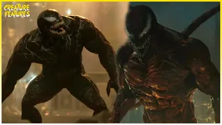 Final Fight Scene (Venom vs. Carnage) | Venom: Let There Be Carnage | Creature Features | Captions