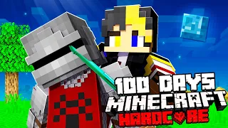 I Survived 100 Days as an ASSASSIN in Hardcore Minecraft...