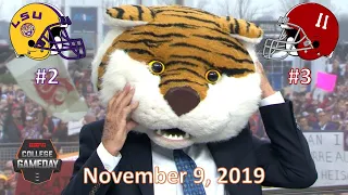 11/9/19 - College Gameday - #2 LSU vs #3 Alabama