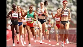 Faith kipyegon and Winny Chebet qualified for semi's 1500m Tokyo olympics 2020