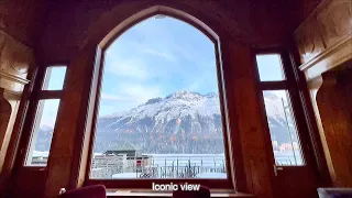 Badrutt's Palace Hotel Walk Arounds visit REViEW @ St. Moritz SWITZERLAND 🇨🇭 SWISS march 2023