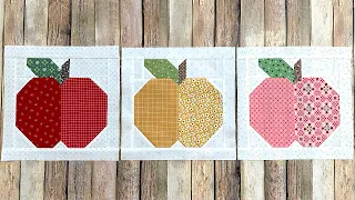 Sew Your Stash Series #30 - Applesauce Quilt Block Tutorial!!