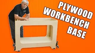 How to Build a Plywood Workbench: Woodworking Bench Base