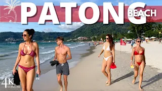 【4K】Discover the Paradise of Patong Beach: A Phuket Coastal Road and Beach Walk Tour