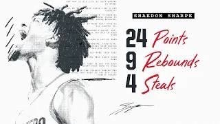 Shaedon Sharpe Highlights (Career-High 24 points) | Portland Trail Blazers | Mar. 22, 2023