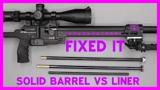 FX Panthera liner vs solid barrel.