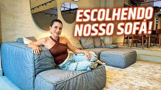 ESCOLHENDO O SOFÁ PRA CASA NOVA!