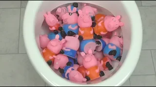 Will it Flush? Lot of Peppa Pig Family Experiment  5 Minute Crafts
