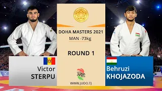 Виктор СТЕРПУ vs Беҳрӯз ХОҶАЗОДА, Round 1, -73kg, Doha Masters 2021