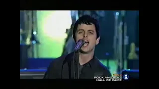 Green Day Ramones live Teenage Lobotomy Blitzkrieg Bop 2002 Rock and Roll Hall of Fame