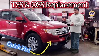 How To Replace Transmission TSS And OSS - Ford Edge - Symptoms, Codes, AND Repair!