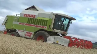 Žně 2022-Claas Mega Dominator 208 a Tatra 815