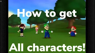 Mario Golf 64 How to get all characters and courses instantly!