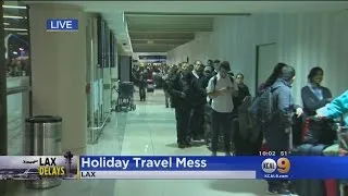 Weather, Traffic Creates Nightmare For Thousands Of LAX Travelers Thursday