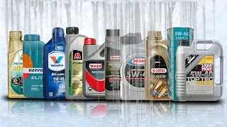 Oil 5W40 C3 Cold Test -30 ° C Repsol, Valvoline, Millers, Petronas, Liqui Moly, Veedol