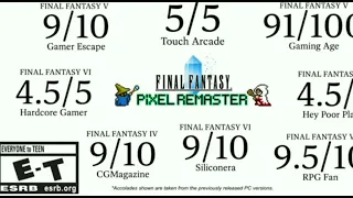 Final Fantasy Pixel Remaster- Official PS4 and Nintendo Switch Launch Trailer
