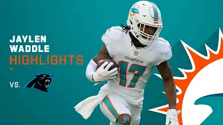 Every Catch by Jaylen Waddle From 137-Yd Game vs. Panthers | NFL 2021 Highlights