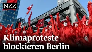 Extinction Rebellion: Klimaaktivisten blockieren Berlin