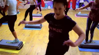 СТЕП аэробика (продвинутый уровень) STEP aerobics (advanced) super fitness class by IRYNA BUIKO