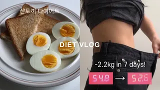 DIET VLOG #05 -4.8kg | I tried the Egg Diet for 7 days. | 'Shantokki diet' | Challenge