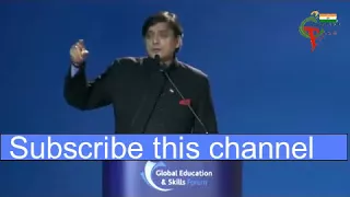 Dr. Shashi Tharoor -  Education system in India  2017 latest