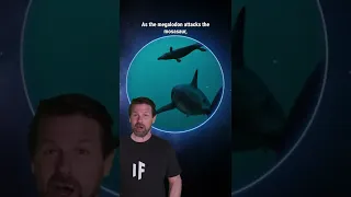 What If the Megalodon Shark Fought the Mosasaurus? #Shorts