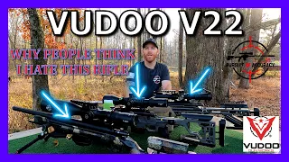 22LR VUDOO V22 PRECISION RIMFIRE; LOVE IT OR HATE IT,  AND WHAT I ACTUALLY THINK ABOUT IT