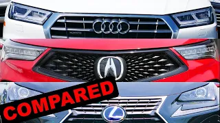 2020 Acura RDX vs 2020 Lexus NX vs 2019 Audi Q5