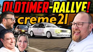 DAS EVENT DES JAHRES! - creme21 Youngtimer Rallye - Halle77 & FTF Garage auf TOUR!