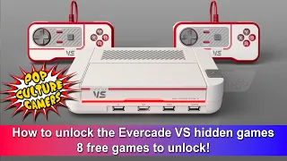 How to unlock the 8 free games on the Evercade VS - 8 games for free!