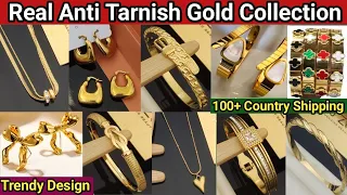 Exclusive Celebrity Anti Tarnish Gold Designer Jewellery Collection 2024 | Trendy Western Jewellery