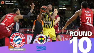 Lucic inspires Bayern to overcome Fenerbahce! | Round 10, Highlights | Turkish Airlines EuroLeague