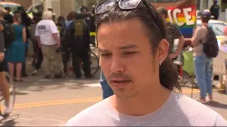 Protest outside ICE offices continue after the sweep