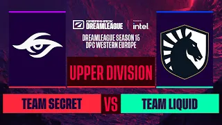 Dota2 - Team Secret vs. Team Liquid - Game 1 - DreamLeague S15 DPC WEU - Upper Division