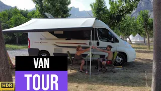 VAN TOUR | Fiat Ducato | Nuestra CASA RODANTE - En Español