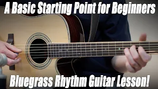 An Introduction to Doc Watson Style Rhythm for Beginners | BLUEGRASS Guitar Lesson with TAB