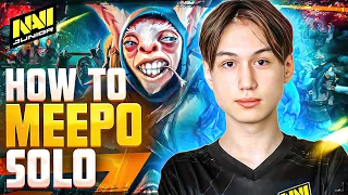 NAVI pma - How to Play Meepo in Solo MM? (Dota2 Guide)