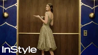 Diana Silvers | 2020 Golden Globes Elevator | InStyle | #shorts