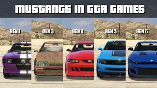 Evolution of Mustangs based cars in GTA games