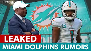 🚨LEAKED: Dolphins Draft Plans Revealed? + Dolphins Rumors On Tua Contract & Jaelen Phillips Injury