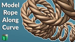 Blender Secrets - Model a Rope along a Curve