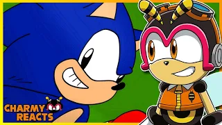 Charmy Reacts to SONIC 1 FULL GAME ANIMATION
