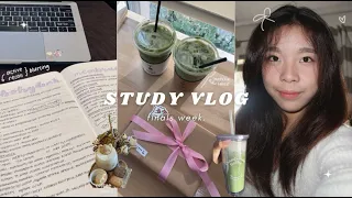 6am study vlog 🎧 | how I study for finals, student athlete 🏸, highschool diaries, yearbook 📷