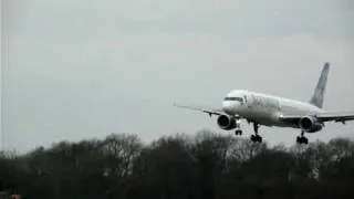 Iron Maiden 757 (Ed force one) coming back to Lasham after World Tour