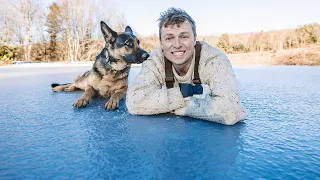 Outdoor Shower That Won't FREEZE in Winter... No electricity, no pump, no problem!