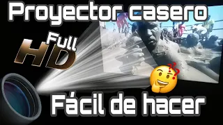 Proyector HD hecho en casa | Muy Barato y Fácil de Hacer. 📽 | Videobeam