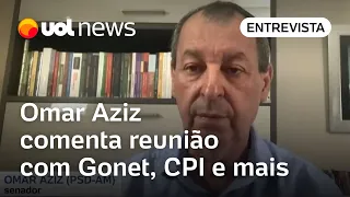 Omar Aziz comenta reunião com Gonet, CPI da covid, fala de Lula sobre Bolsonaro, militares e mais