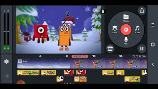 let me know how to make numberblocks intro Christmas in kinemaster and but it scratch that cute